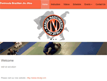 Tablet Screenshot of peninsulabjj.com
